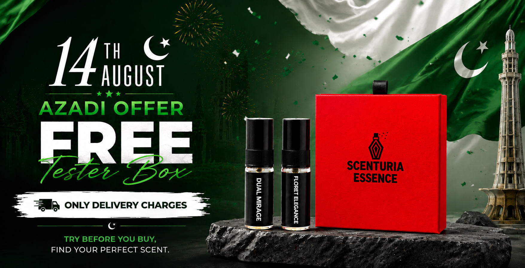 Scenturia Essence Tester Box
