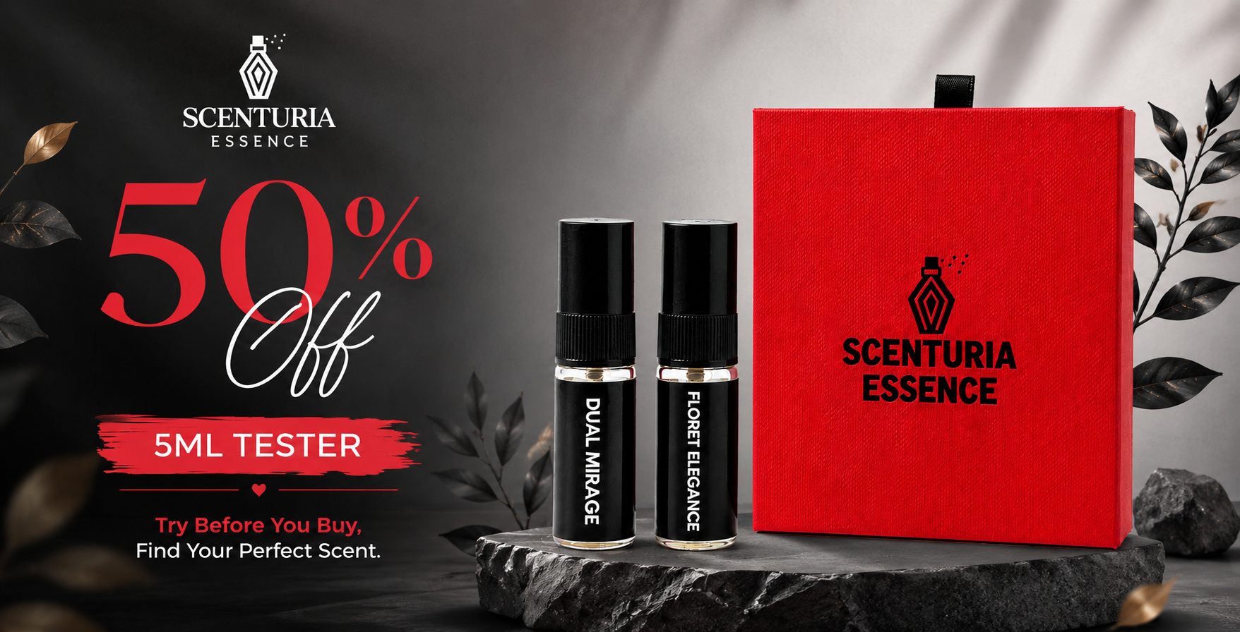 Scenturia Essence Tester Box